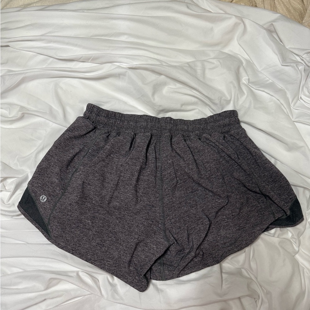 Lululemon Athletica Gray Athletic Shorts with Elastic Waistband